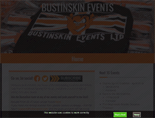Tablet Screenshot of bustinskin.com